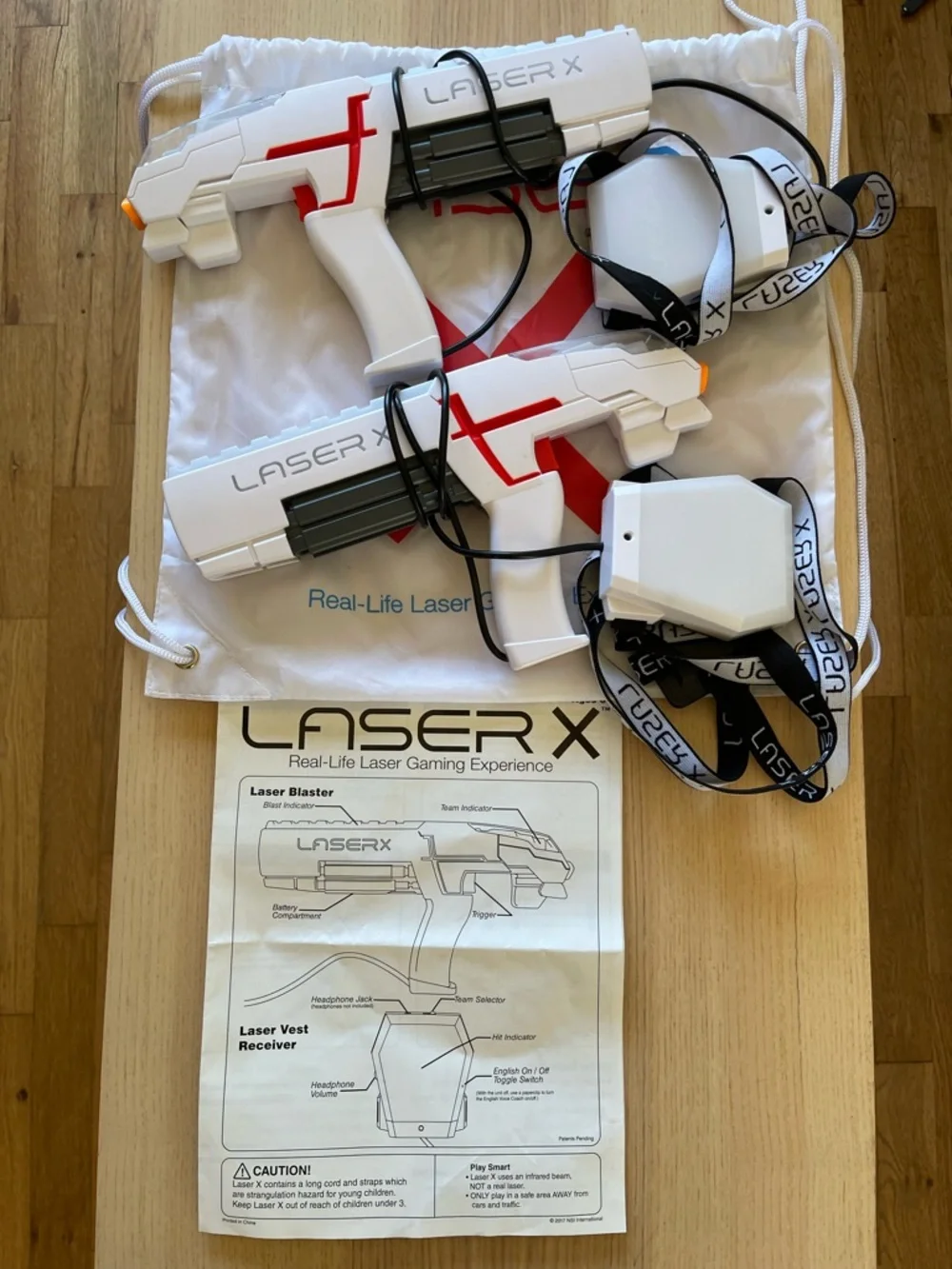 Laser X Revolution Two Player Long Range Laser Tag Gaming 2 Blasters Works